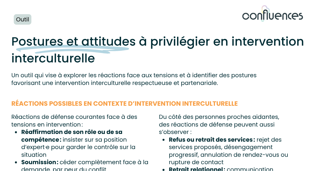 Image - Postures et attitudes en intervention interculturelle
