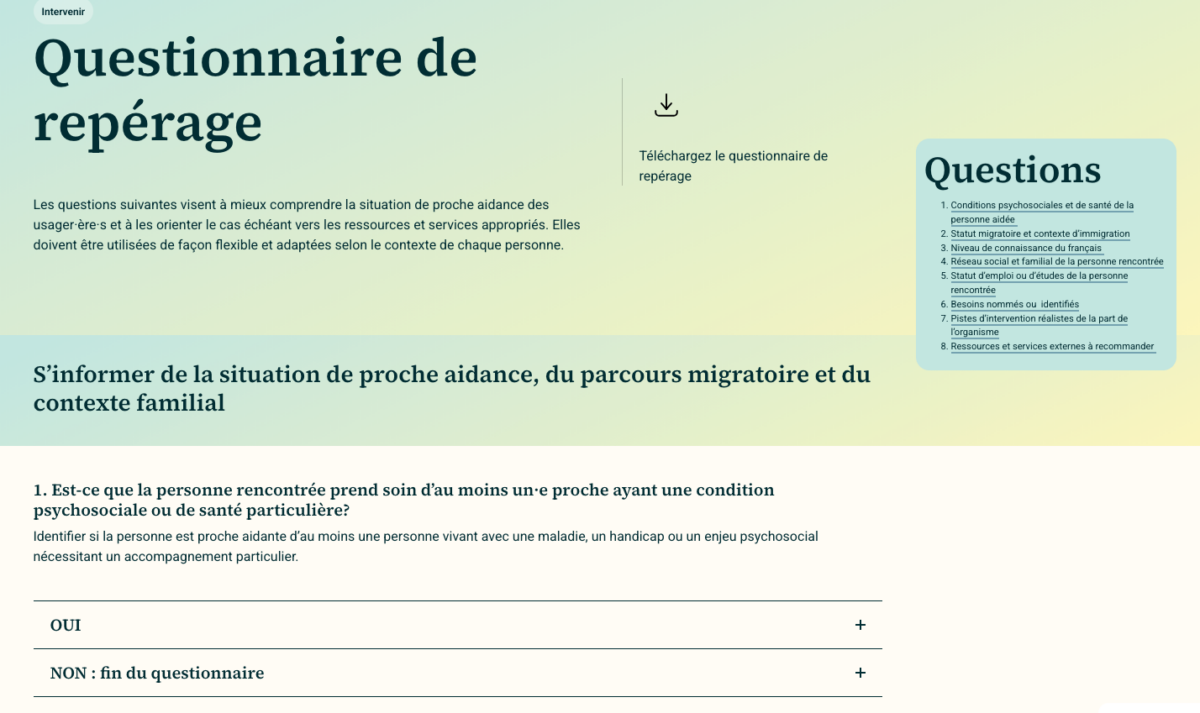 Image - Questionnaire de repérage
